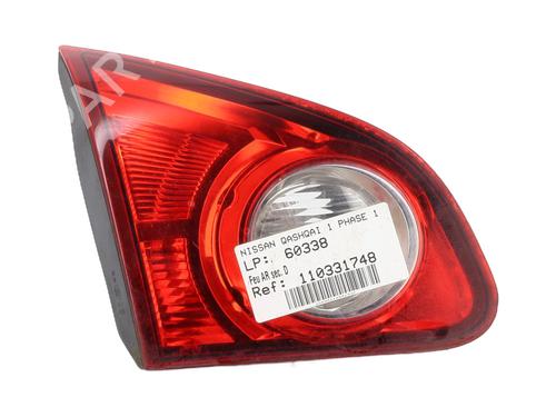 Used Right tailgate light NISSAN QASHQAI / QASHQAI +2 I (J10, NJ10, JJ10E) 1.5 dCi (106 hp) 28005805