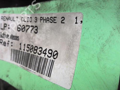Used Gearbox RENAULT CLIO III (BR0/1, CR0/1) 1.2 16V (BR02, BR0J, BR11, CR02, CR0J, CR11) (75 hp) 30550954
