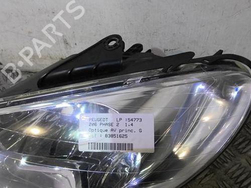 Left headlight PEUGEOT 206 Hatchback (2A/C) 1.4 HDi eco 70 | BP20356688C28 