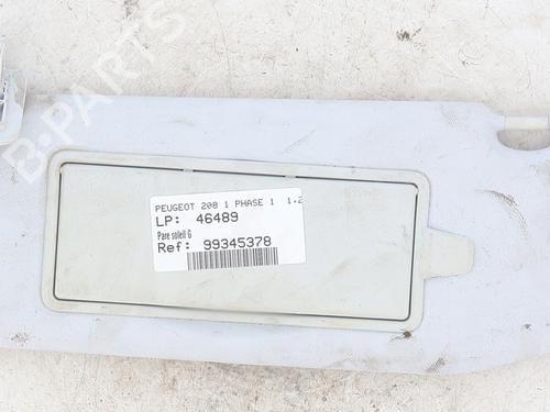 Used Left sun visor Left sun visor PEUGEOT 208 I (CA_, CC_) 1.2 VTI 82 (82 hp) 22773354 22773354