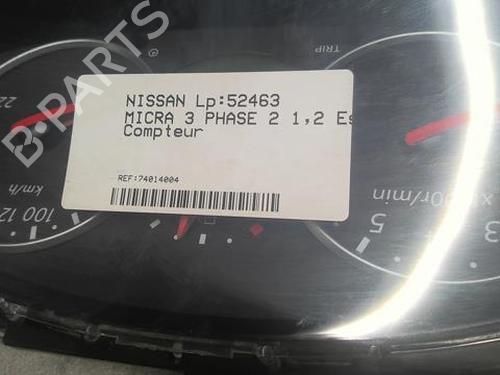 Used Instrument cluster NISSAN MICRA III (K12) 1.2 16V (80 hp) 20366384