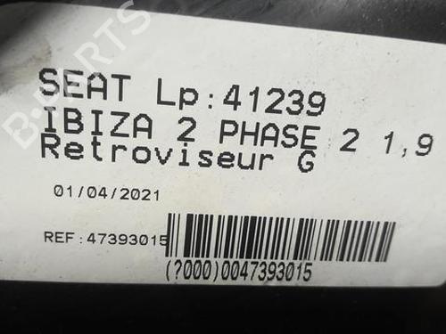 Left mirror SEAT IBIZA II (6K1) 1.9 SDI | BP20368658C26 