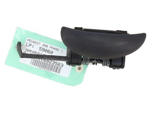 Used Front left exterior door handle PEUGEOT 206 Hatchback (2A/C) 1.9 D (69 hp) 26466387