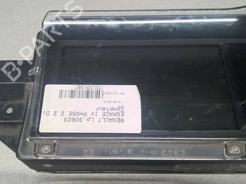 Instrument cluster RENAULT ESPACE IV (JK0/1_) 2.0 dCi (JK02, JK03) | BP21595164C47 