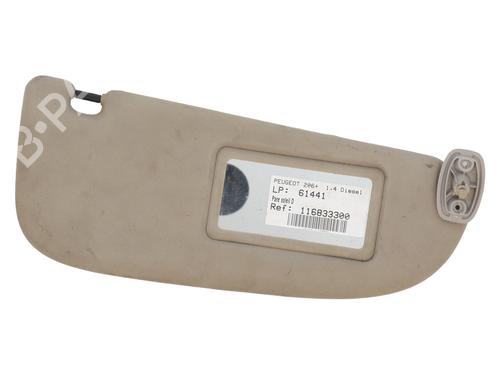 Right sun visor PEUGEOT 206+ (2L_, 2M_) 1.4 HDi eco 70 | BP31166355I2 - Image 2