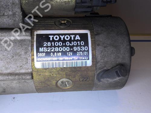 Used Starter TOYOTA YARIS (_P1_) 1.0 (SCP10_, SCP10R) (68 hp) 20370596