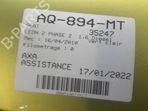 Left rear brake caliper SEAT LEON (1P1) 1.6 TDI | BP21816725M107 