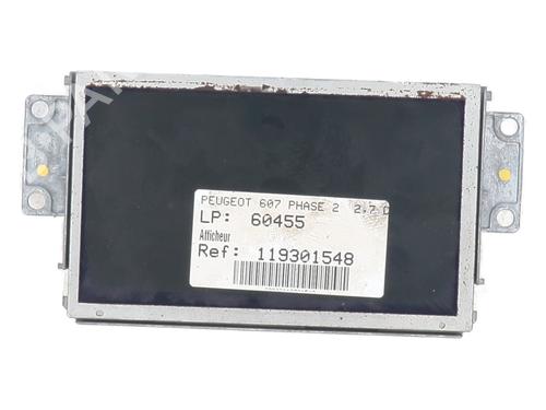 Used Display monitor PEUGEOT 607 (9D, 9U) 2.7 HDi 24V (204 hp) 31704735