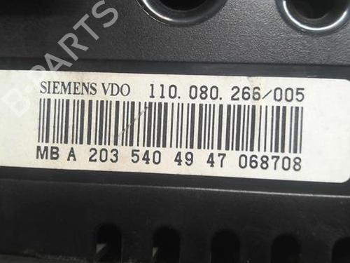 Instrument cluster MERCEDES-BENZ C-CLASS Coupe (CL203) C 200 CDI (203.707) | BP21798304C47 