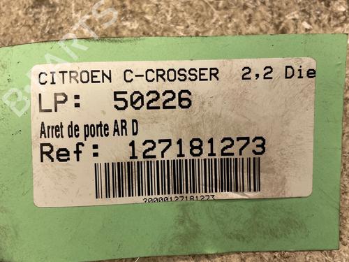Used Hinge/Door check strap Hinge/Door check strap CITROËN C-CROSSER (VU_, VV_) 2.2 HDi (156 hp) 36656745 36656745