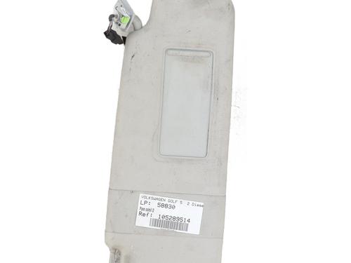 Used Right sun visor VW GOLF V (1K1) 2.0 TDI (170 hp) 25701787