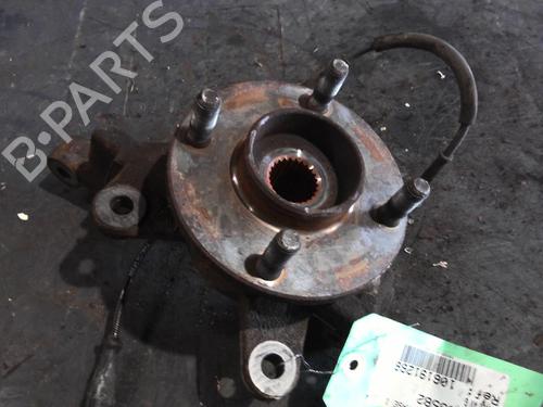 Used Left front steering knuckle FORD FIESTA VI (CB1, CCN) 1.4 TDCi (70 hp) 26156534