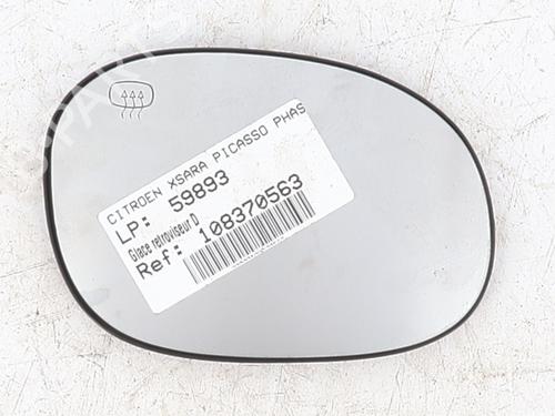 Used Right mirror glass CITROËN XSARA PICASSO (N68) 2.0 HDi (90 hp) 27329943