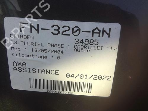 Right headlight CITROËN C3 Pluriel (HB_) 1.4 HDi | BP22004403C29 