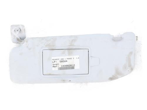 Used Left sun visor Left sun visor PEUGEOT 208 I (CA_, CC_) 1.6 HDi / BlueHDi 75 (75 hp) 24862891 24862891
