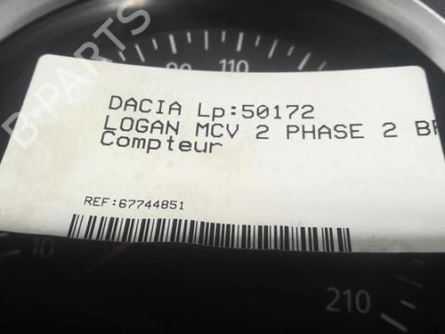 Used Instrument cluster Instrument cluster DACIA LOGAN MCV II 1.5 dCi (90 hp) 20355926 20355926