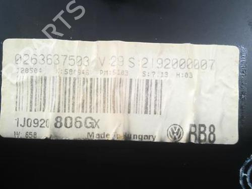 Instrument cluster VW GOLF IV (1J1) 1.9 TDI | BP21786399C47 