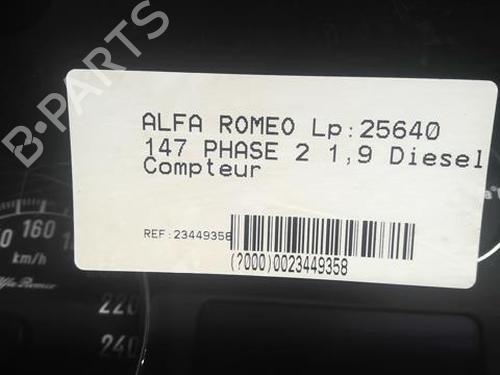 Instrument cluster ALFA ROMEO 147 (937_) 1.9 JTDM 8V (937.AXD1A, 937.AXU1A, 937.BXU1A) | BP21786340C47 