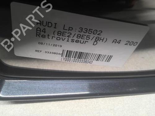 Right mirror AUDI A4 B6 (8E2) 1.9 TDI | BP22001423C27 