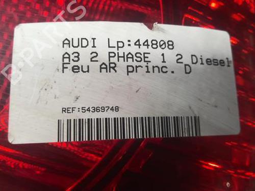 Right taillight AUDI A3 (8P1) 2.0 TDI 16V | BP22003902C35 