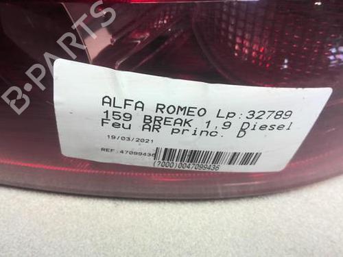 Used Right taillight Right taillight ALFA ROMEO 159 Sportwagon (939_) 1.9 JTDM 8V (939AXH1B, 939BXH1B) (115 hp) 20362763 20362763