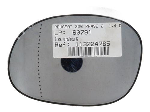 Używane Szkło lusterka lewego PEUGEOT 206 Hatchback (2A/C) 1.4 HDi eco 70 (68 hp) 29560269