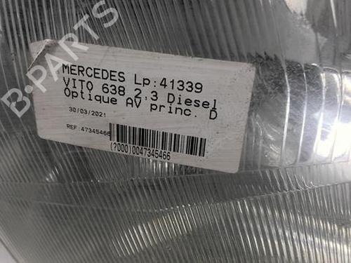 Used Right headlight Right headlight MERCEDES-BENZ VITO Van (W638) 110 D 2.3 (638.074, 638.078) (98 hp) 20368671 20368671