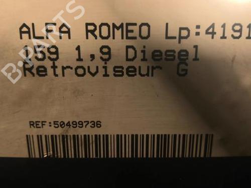 Left mirror ALFA ROMEO 159 (939_) 1.9 JTDM 8V (939AXE1B) | BP22003250C26 