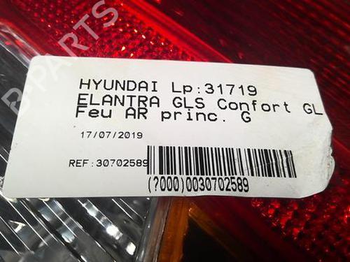 Left taillight HYUNDAI ELANTRA III Saloon (XD) 2.0 CRDi | BP22000952C34 