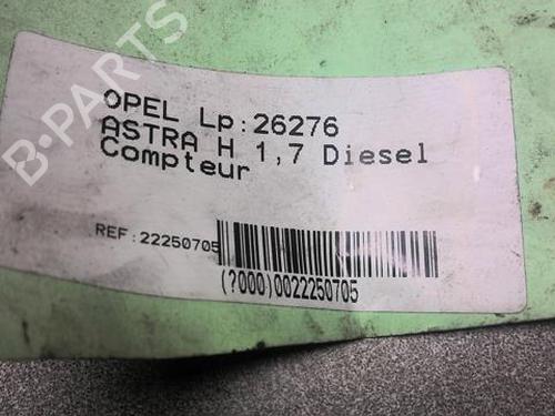Used Instrument cluster OPEL ASTRA H (A04) 1.7 CDTI (L48) (80 hp) 21798239