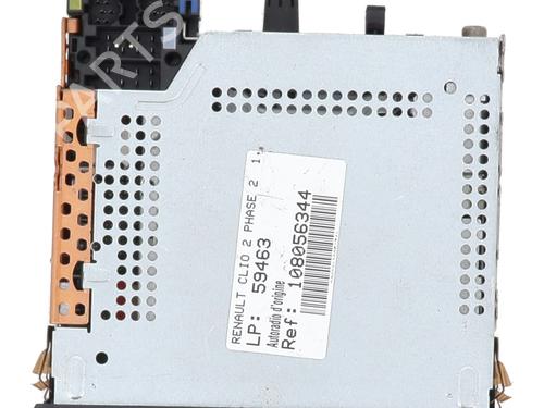 Used Radio Radio RENAULT CLIO II (BB_, CB_) 1.2 16V (BB05, BB0W, BB11, BB27, BB2T, BB2U, BB2V, CB05,... (75 hp) 27304868 27304868