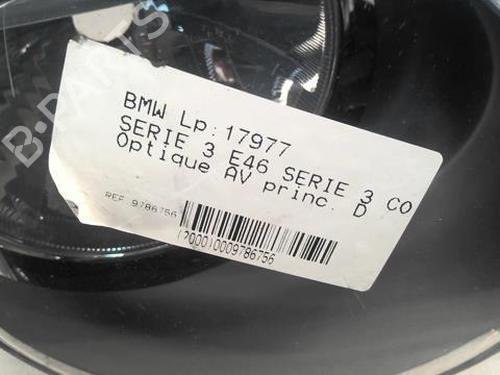 Right headlight BMW 3 Compact (E46) 318 td | BP20370762C29  - Image 6