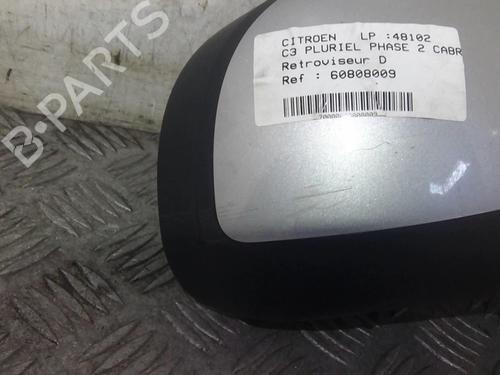 Bakspejl Højre CITROËN C3 Pluriel (HB_) 1.4 HDi (68 hp) 20364224