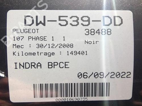 Steering column stalk PEUGEOT 107 (PM_, PN_) 1.0 | BP21728176I23