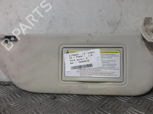 Used Right sun visor Right sun visor CITROËN C4 I (LC_) 1.6 HDi (109 hp) 20357354 20357354