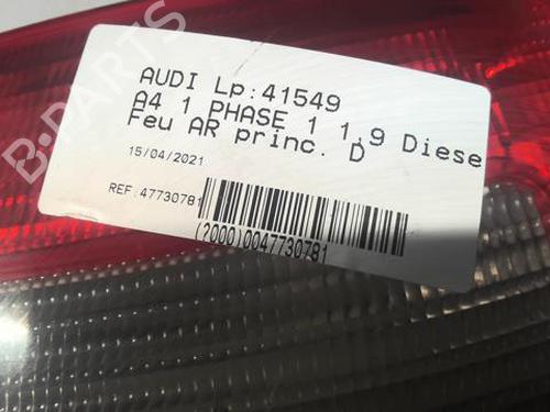 Høyre baklys AUDI A4 B5 (8D2) 1.9 TDI | BP20370311C35 