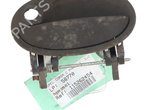 Used Front left exterior door handle OPEL CORSA C (X01) 1.2 (F08, F68) (75 hp) 30362104