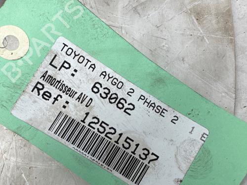 Used Right front shock absorber Right front shock absorber TOYOTA AYGO (_B4_) 1.0 VVTi (KGB40) (72 hp) 36249091 36249091
