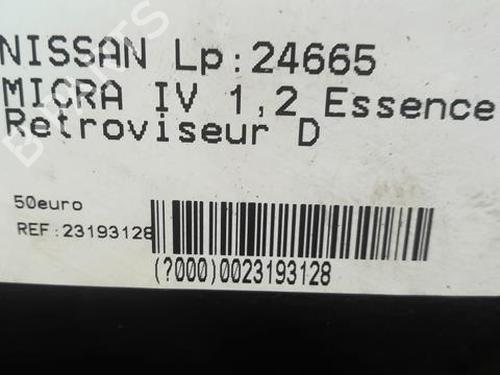 Right mirror NISSAN MICRA III (K12) 1.2 16V | BP21999706C27 