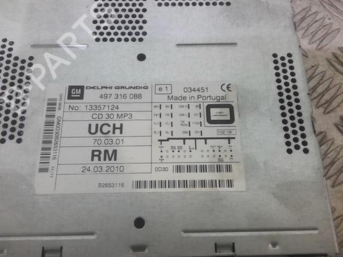 Used Radio Radio OPEL CORSA D (S07) 1.3 CDTI (L08, L68) (75 hp) 21812212 21812212