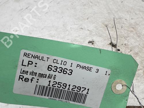 Used Front left window mechanism Front left window mechanism RENAULT CLIO I (B/C57_, 5/357_) [1990-1999] 35903296 35903296