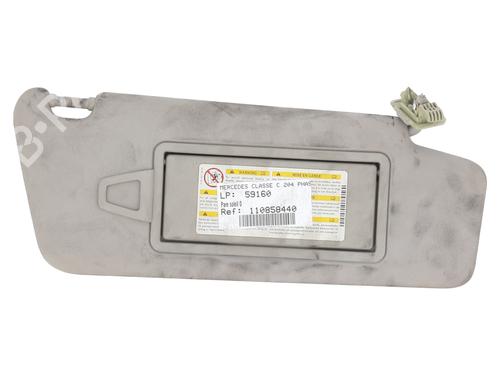 Used Right sun visor MERCEDES-BENZ C-CLASS (W204) C 220 CDI (204.002) (170 hp) 28293955