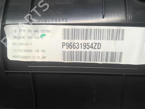 Used Instrument cluster Instrument cluster CITROËN C4 Coupe (LA_) 1.6 HDi (109 hp) 20353781 20353781