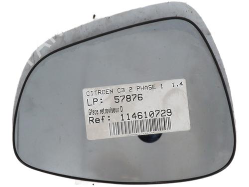Used Right mirror glass CITROËN C3 II (SC_) 1.4 HDi 70 (SC8HZC, SC8HR0, SC8HP4) (68 hp) 30147703