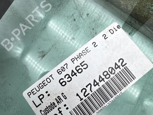 Used Rear left door window Rear left door window PEUGEOT 607 (9D, 9U) 2.0 HDI (136 hp) 36480917 36480917