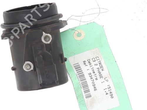 Used Mass air flow sensor Mass air flow sensor CITROËN C3 II (SC_) 1.4 HDi 70 (SC8HZC, SC8HR0, SC8HP4) (68 hp) 20367675 20367675