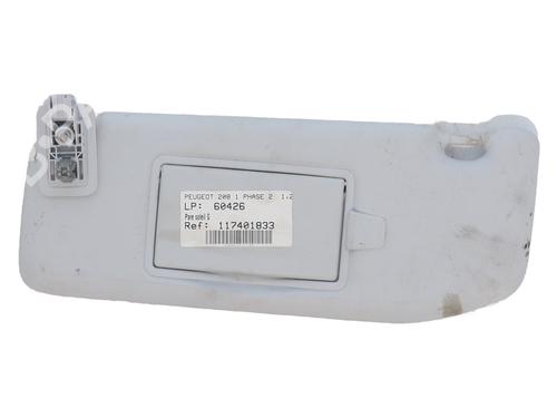 Used Left sun visor PEUGEOT 208 I (CA_, CC_) 1.2 VTI 82 (82 hp) 30976407