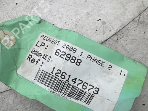 Rear left seatbelt PEUGEOT 2008 I (CU_) | BP37245869I29 - Image 3