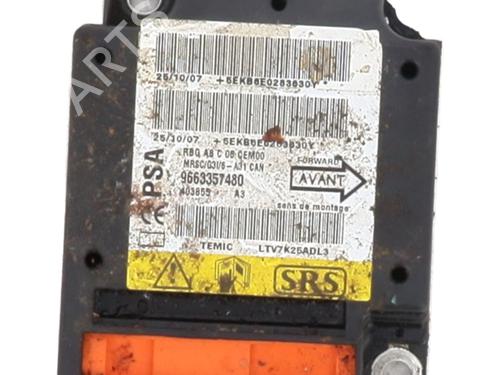 Airbag styreenhed CITROËN C3 I (FC_, FN_) 1.6 16V HDi (90 hp) 28117404