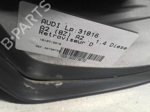 Right mirror AUDI A2 (8Z0) 1.4 TDI | BP21592179C27 